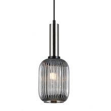 Antiola lampa wisząca nikiel satynowany/przydymiony 1x40W E27
